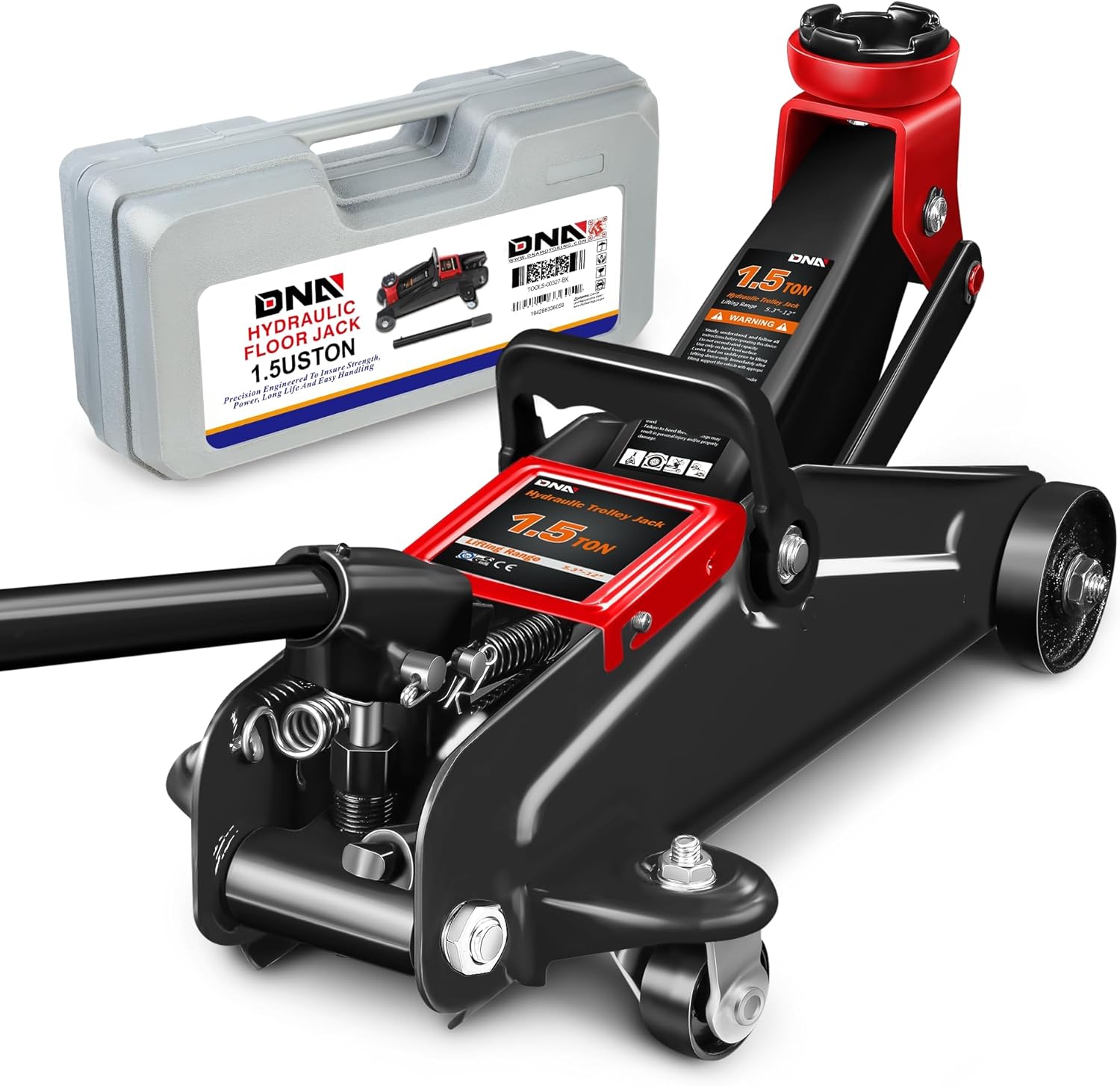 Low Profile Hydraulic Trolley Jack for Garage and Industrial Use