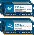 OWC 256GB DDR4 3200MHz ECC SO-DIMM Memory Upgrade - Server/NAS Focus