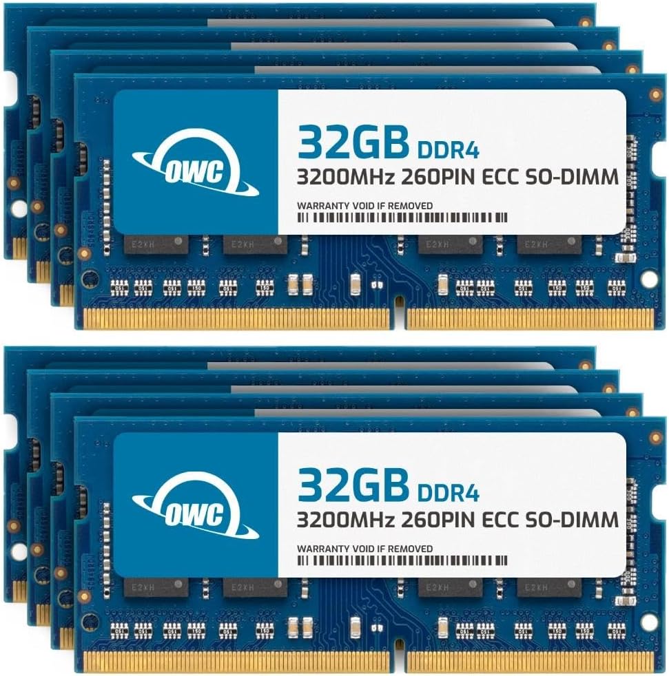 OWC 256GB DDR4 3200MHz ECC Unbuffered SODIMM Memory Upgrade