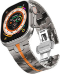 FULLIFE Titanium Band for Apple Watch Ultra 49mm - Lightweight Durable