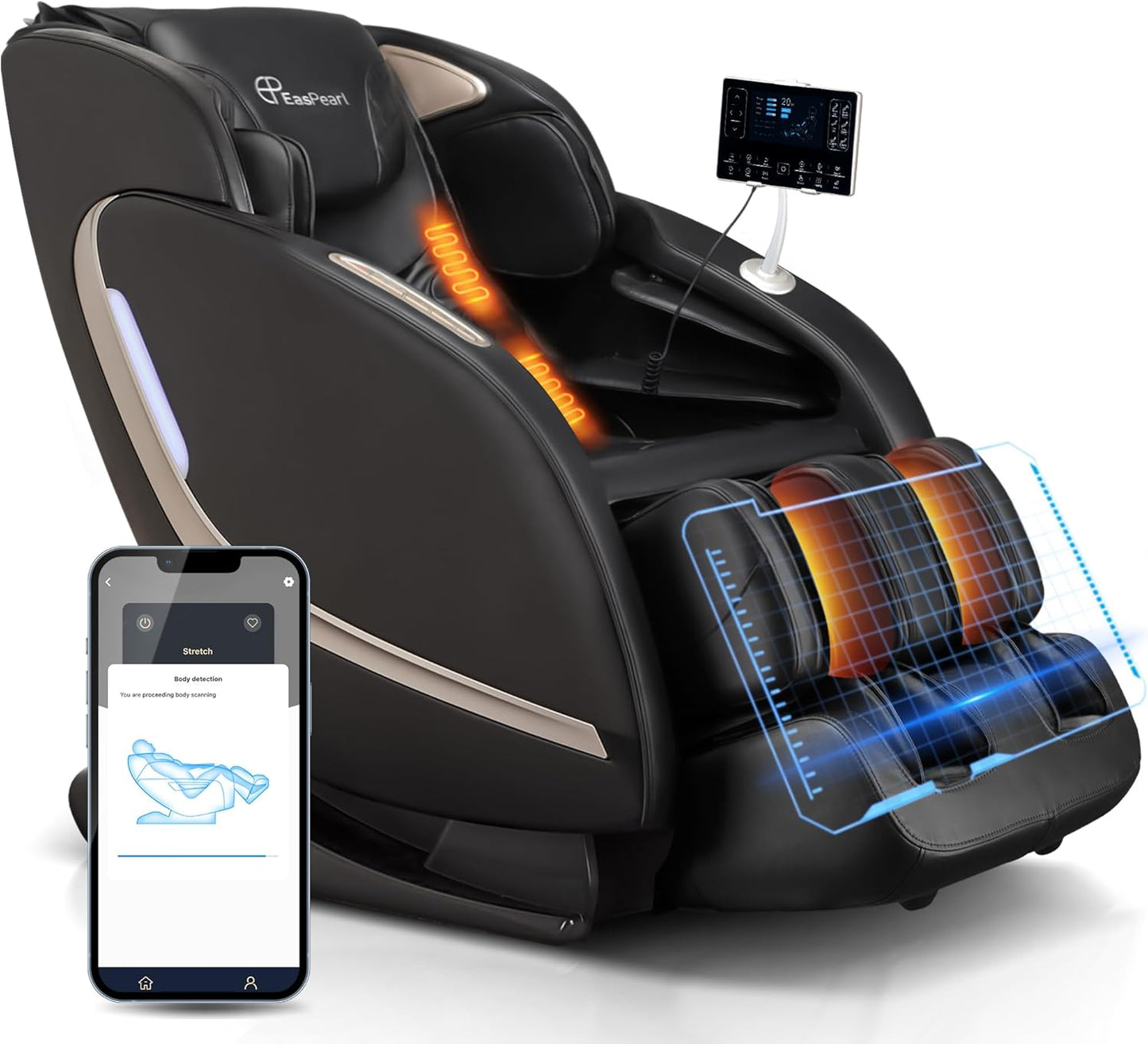 Relax & Rejuvenate: EASPEARL 4D Zero Gravity Massage Chair