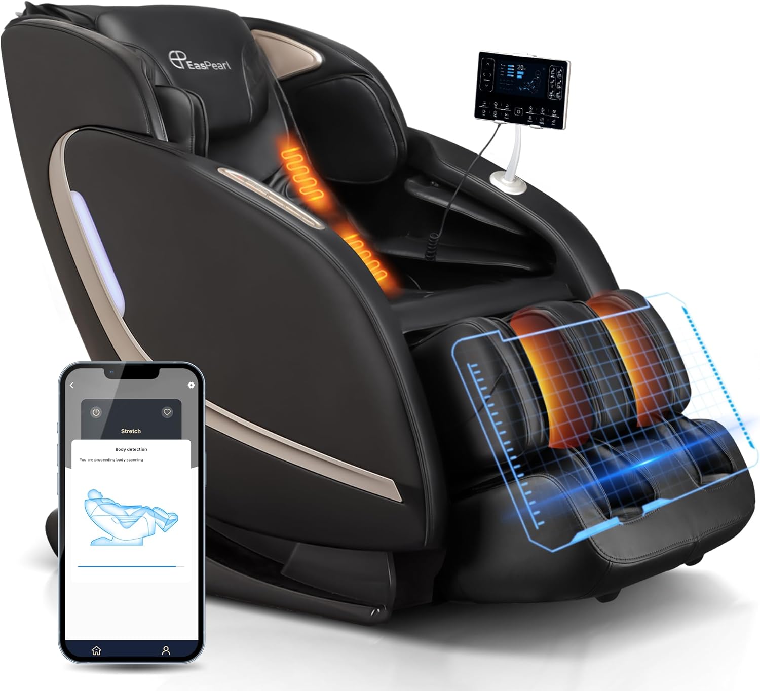 Relax & Rejuvenate: EASPEARL 4D Zero Gravity Massage Chair