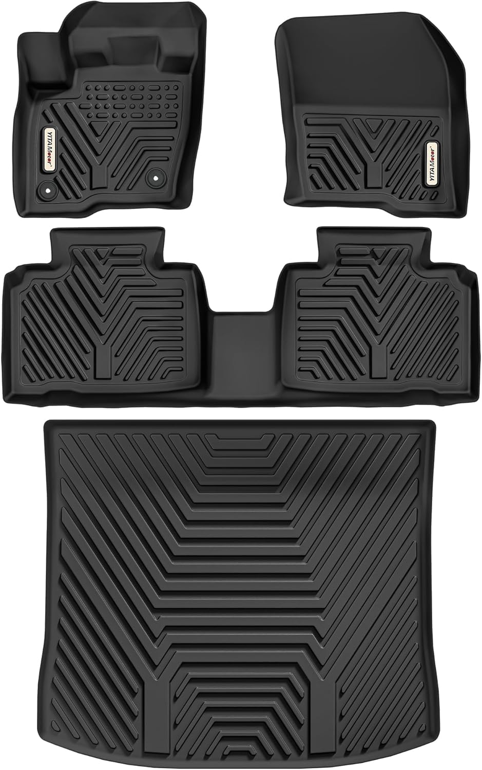 YITAMOTOR Floor Mats for 2015-2025 Ford Edge, All-Weather TPE