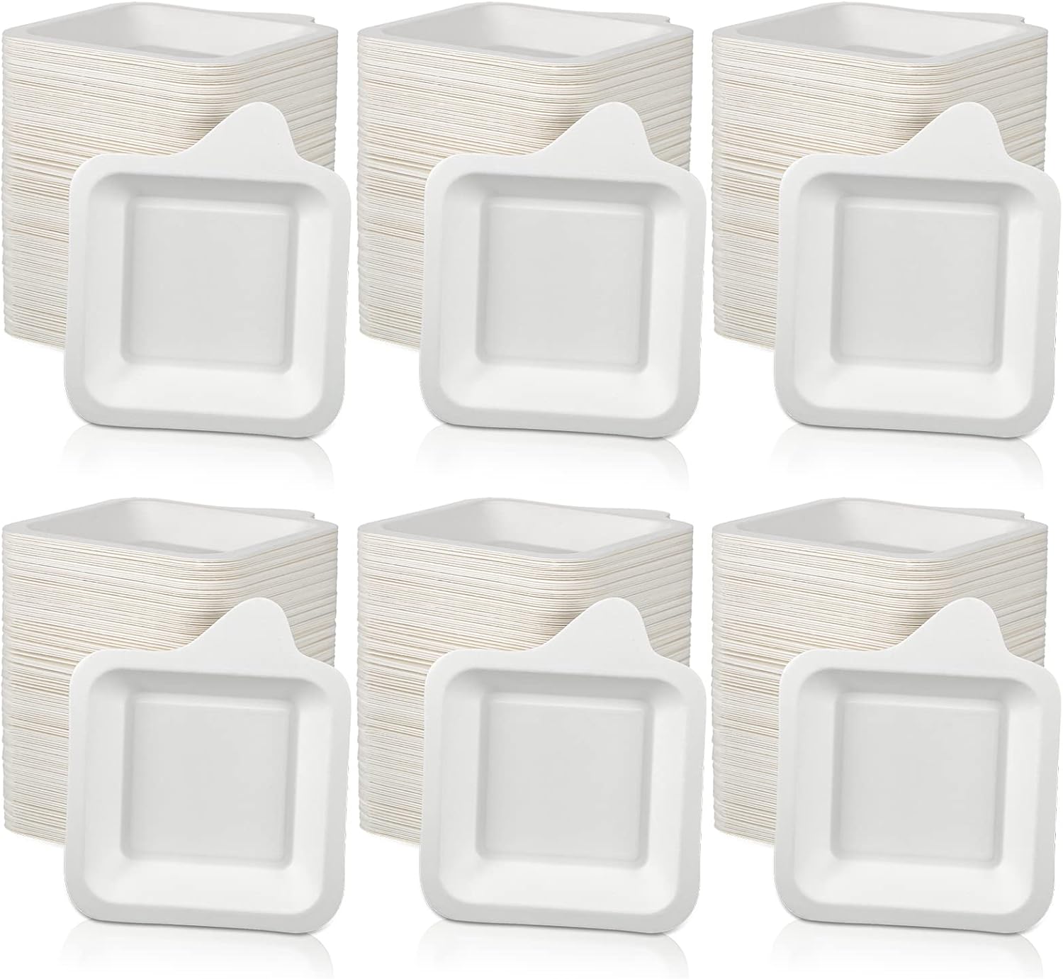Remerry 600 Pcs Small Disposable Paper Plates for Parties