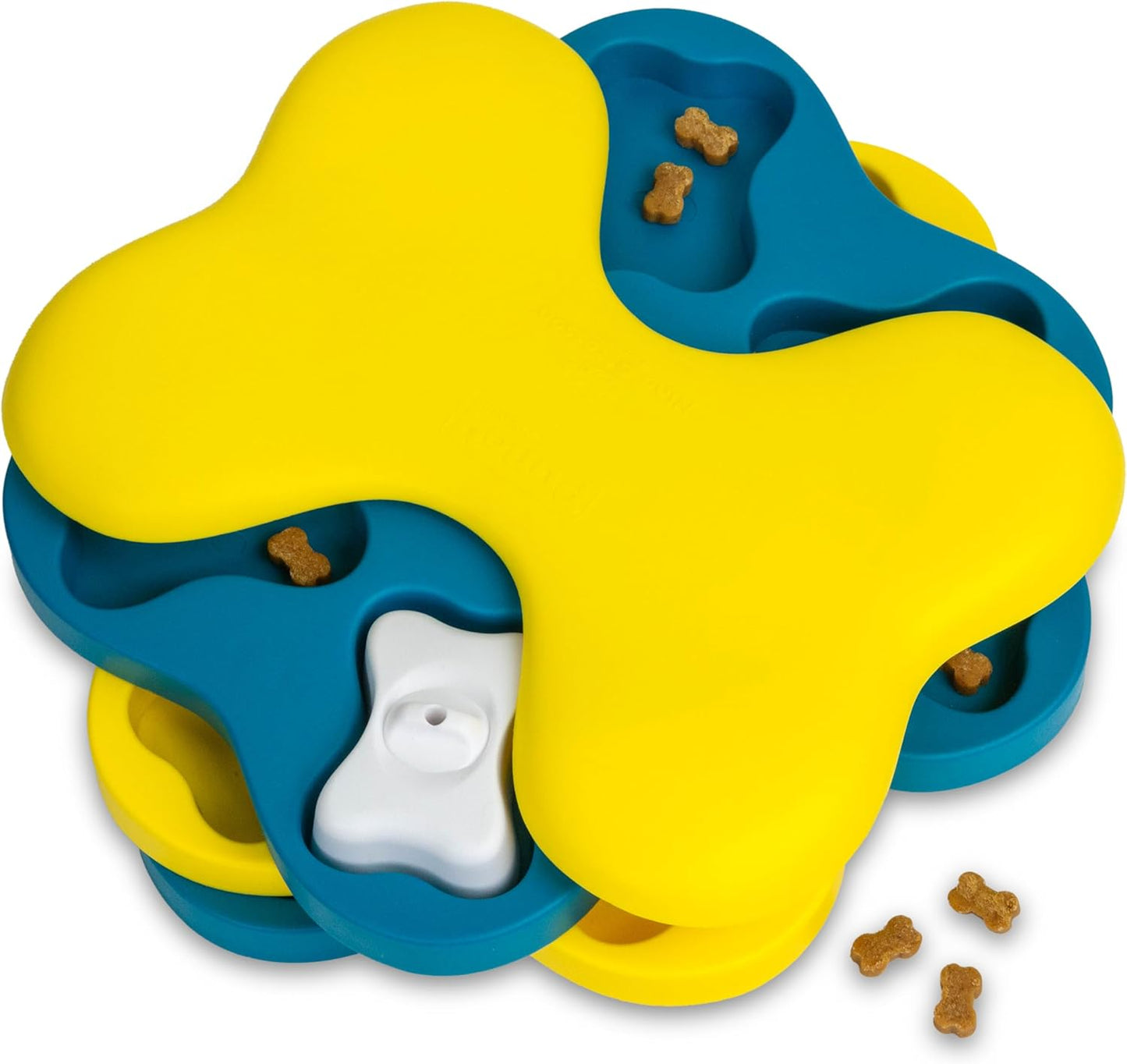 Interactive Dog Puzzle Toy for Enrichment - Level 2, Blue
