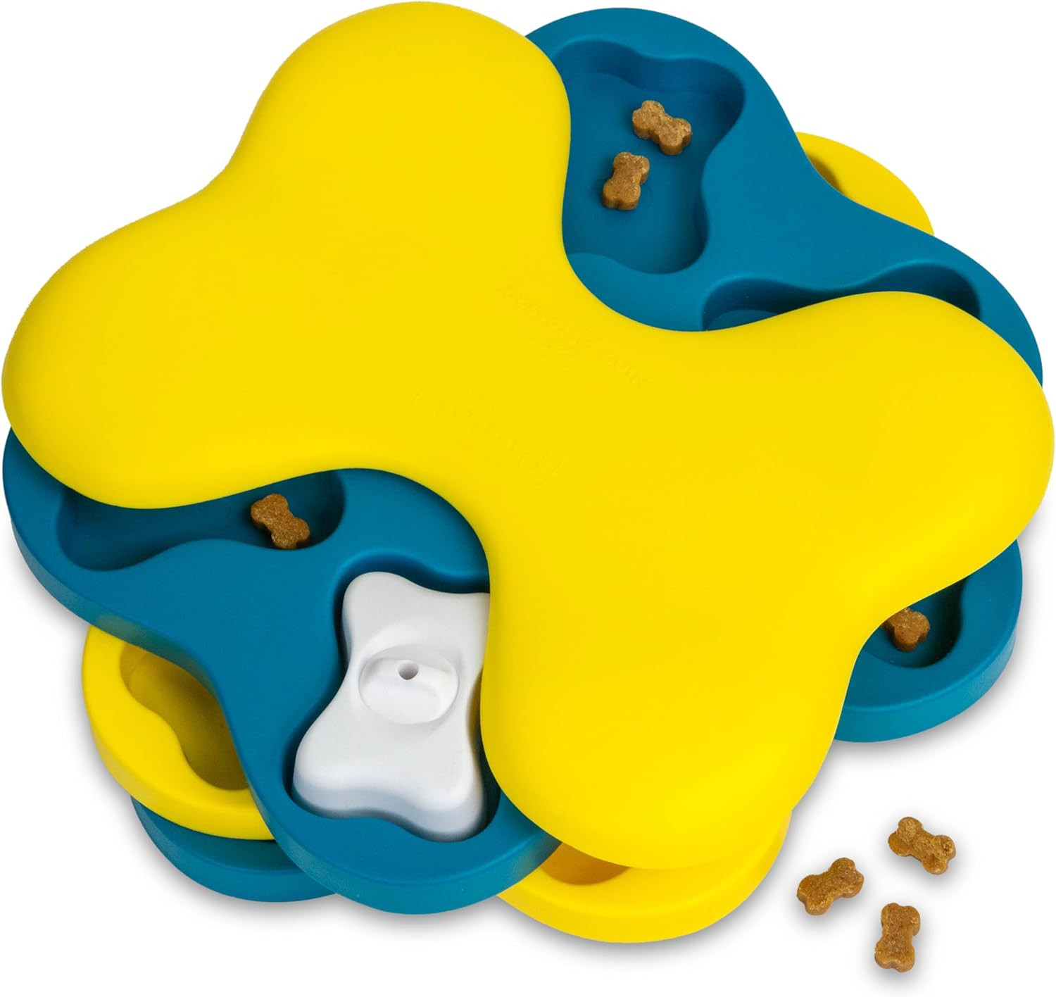 Interactive Dog Puzzle Toy for Enrichment - Level 2, Blue