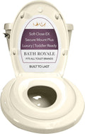 Potty Training Seat Soft Close - Elongated Almond/Bone