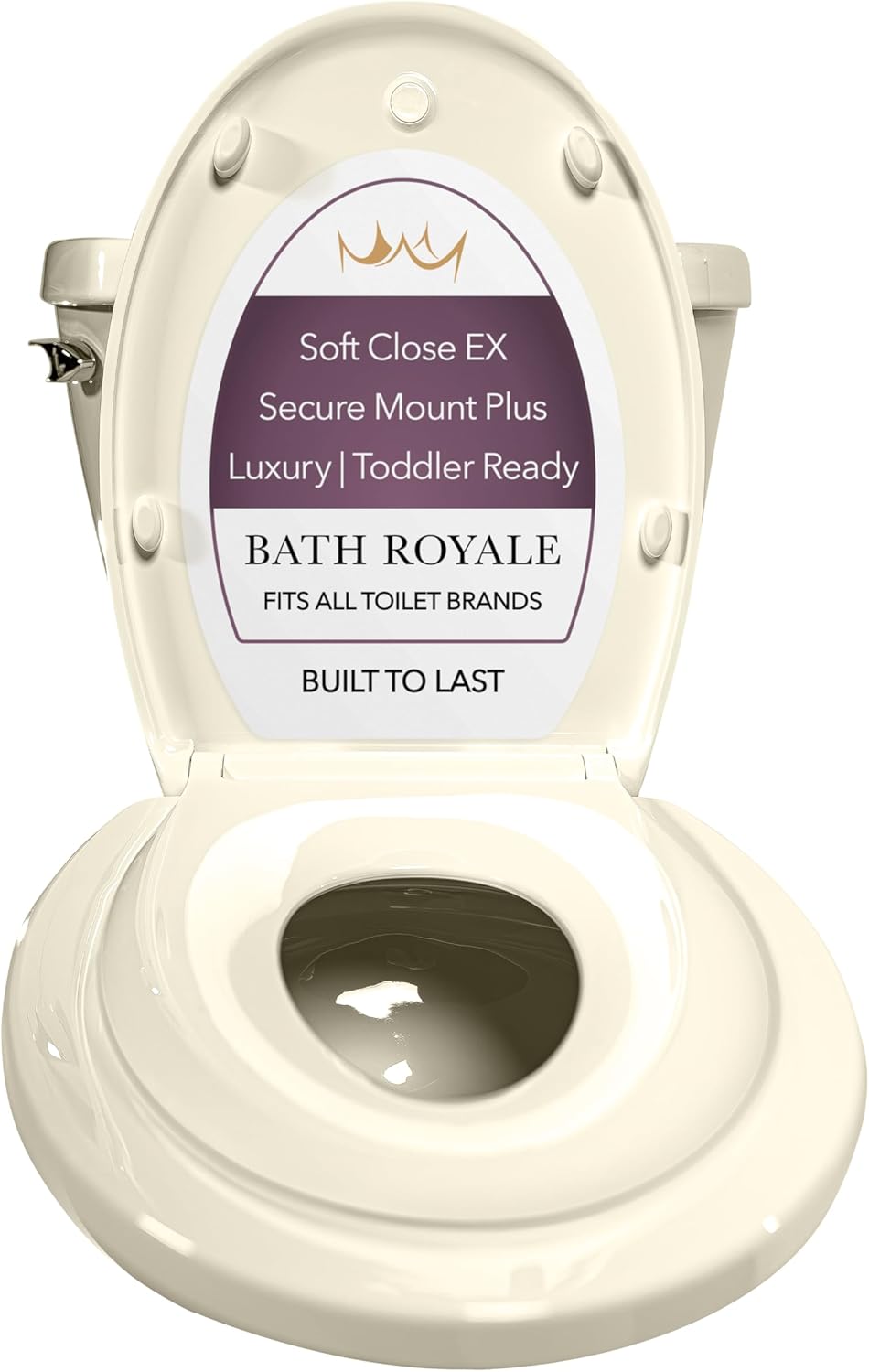 Potty Training Seat with Soft Close Feature for All Ages
