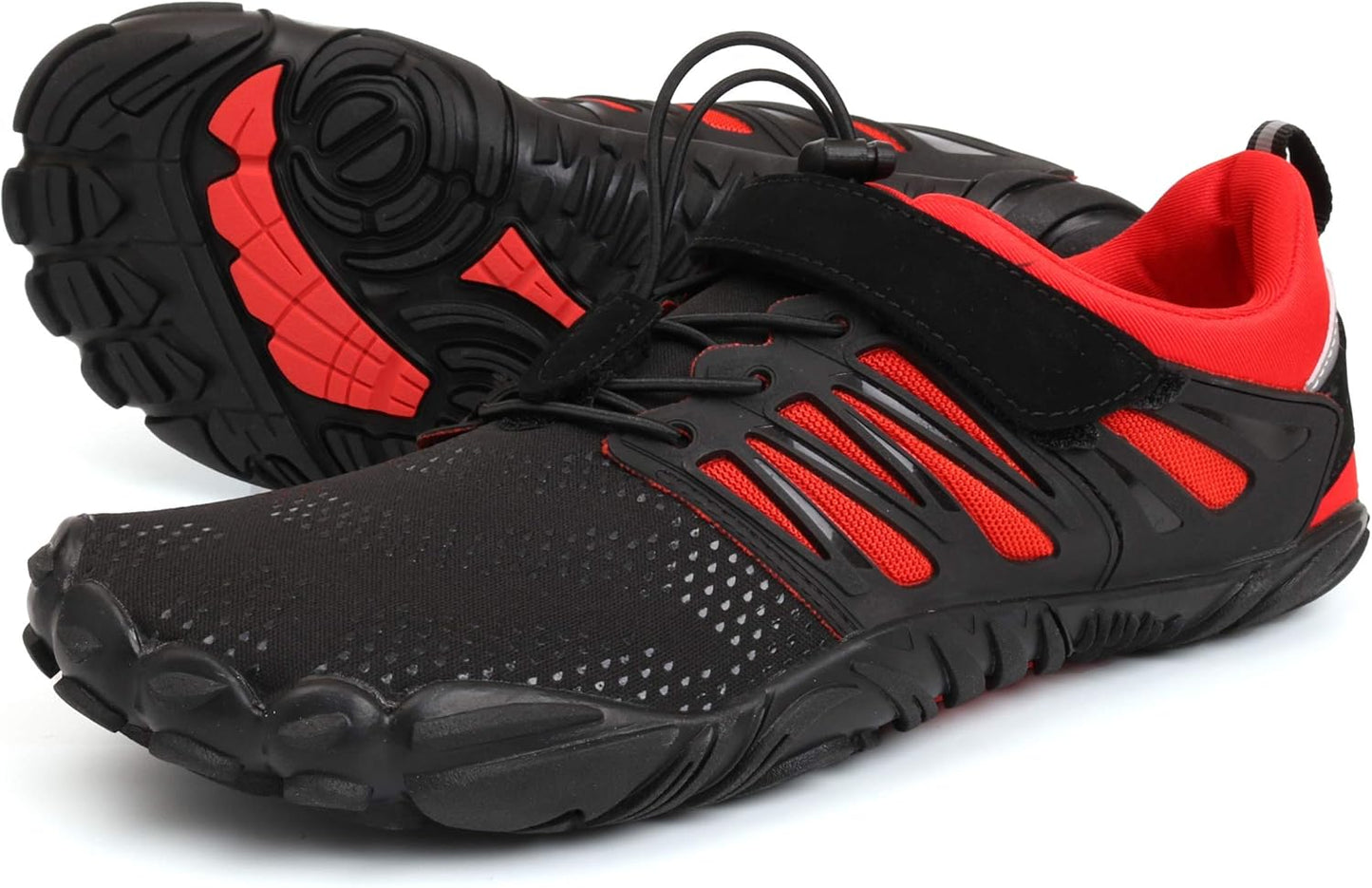 WHITIN Men's Minimalist Trail Runner with Wide Toe Box Design