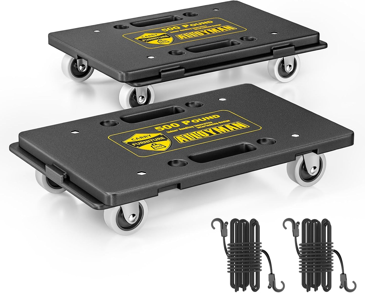 Heavy-Duty Furniture Dolly with Wheels for Easy Moving Tasks