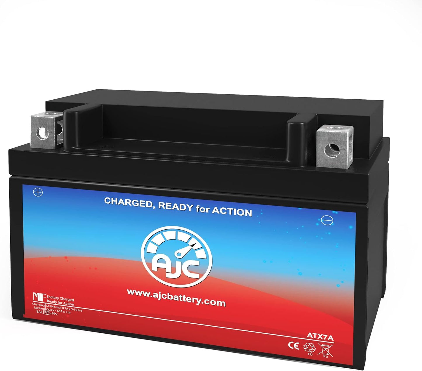 AJC Battery Compatible with Power Sonic PTX7A-BS for Adventure