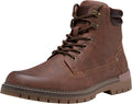 Mens Chukka Boots with Side Zipper - Casual Hiking Boots for Men