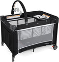 BABY JOY 3 in 1 Pack and Play Travel Crib - Portable Nursery Solution