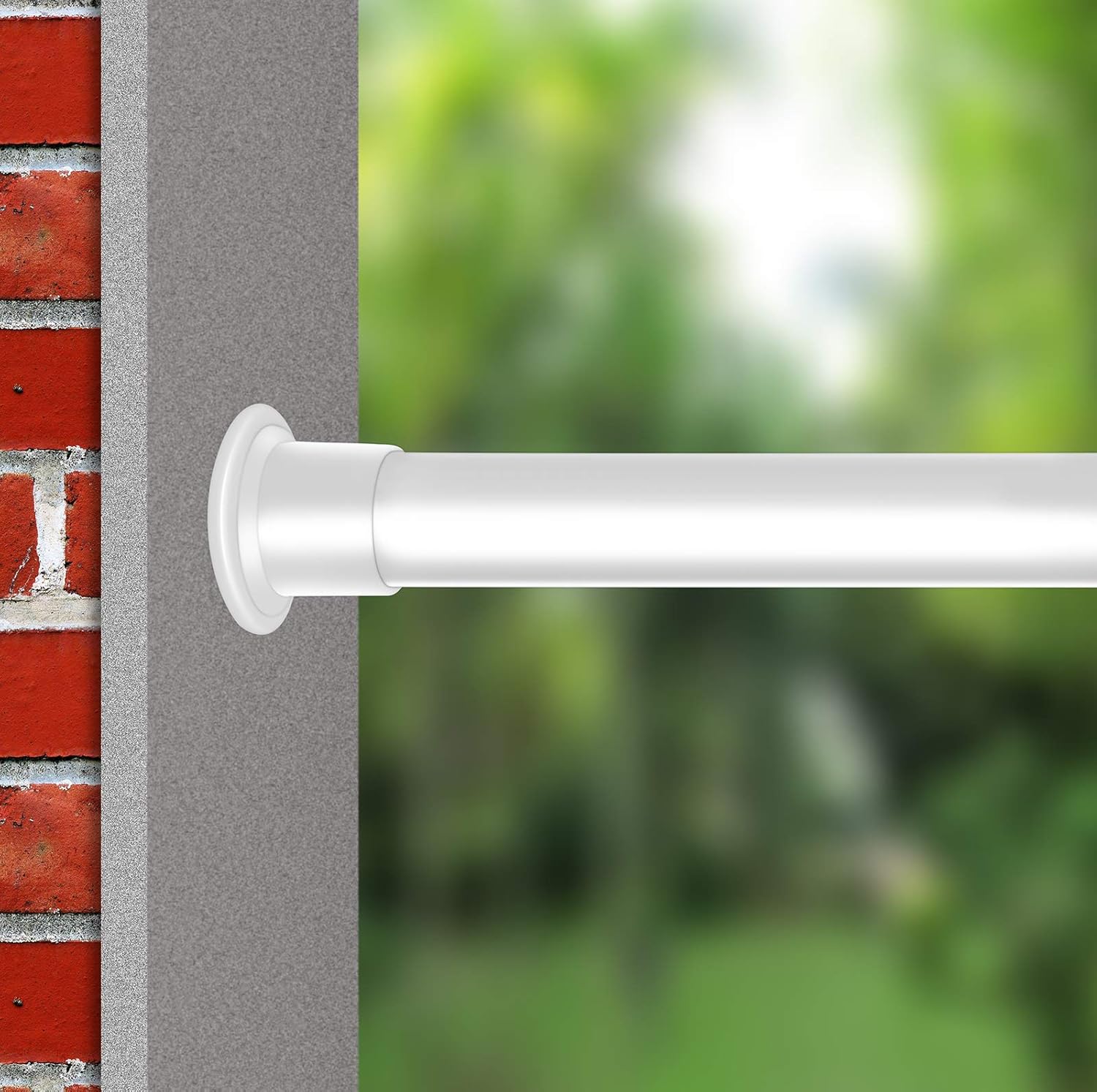 Rustproof Tension Rod 42-83 Inches - ALLZONE
