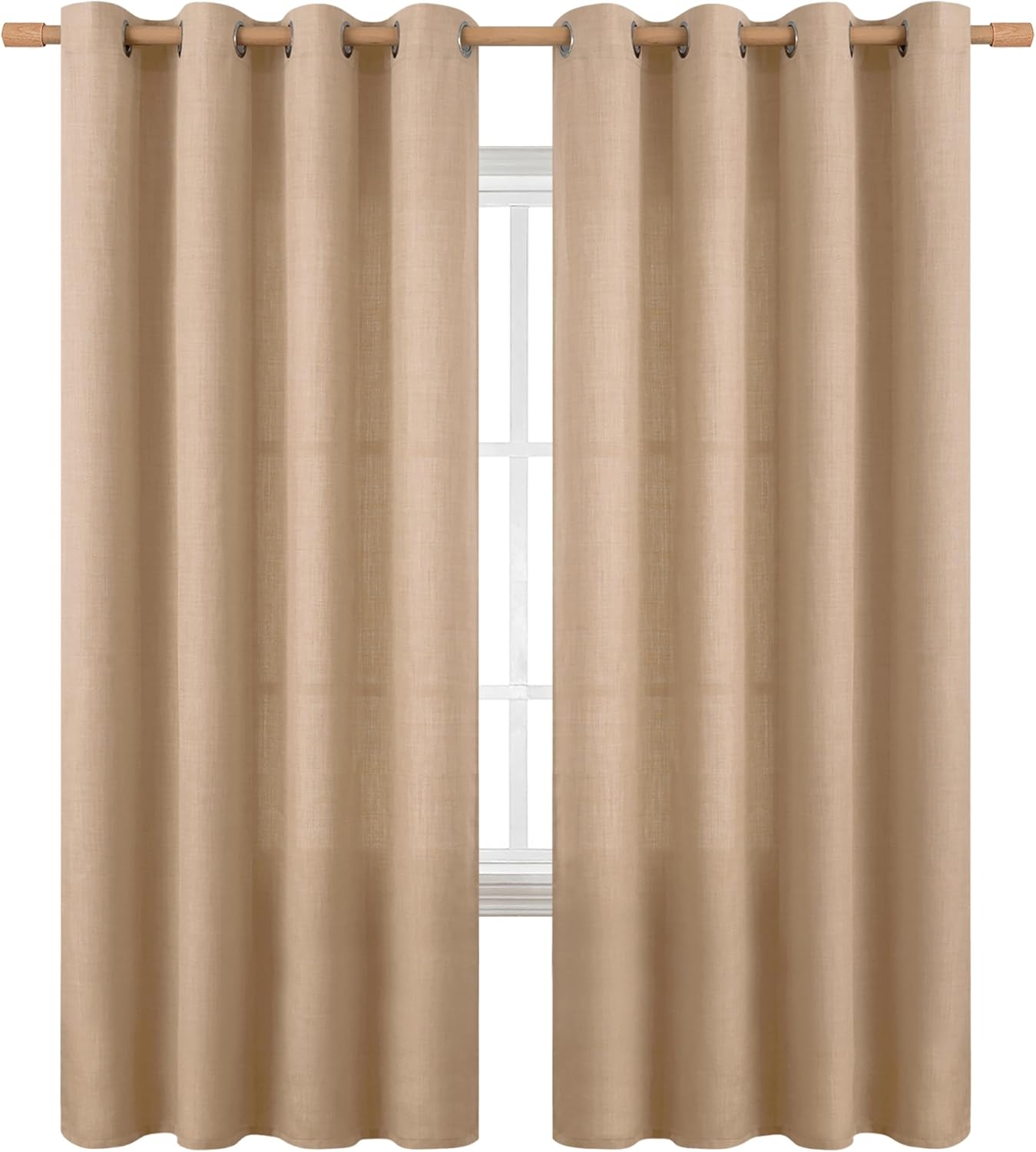 BGment Curtains 72 Inches Long for Living Room and Bedroom