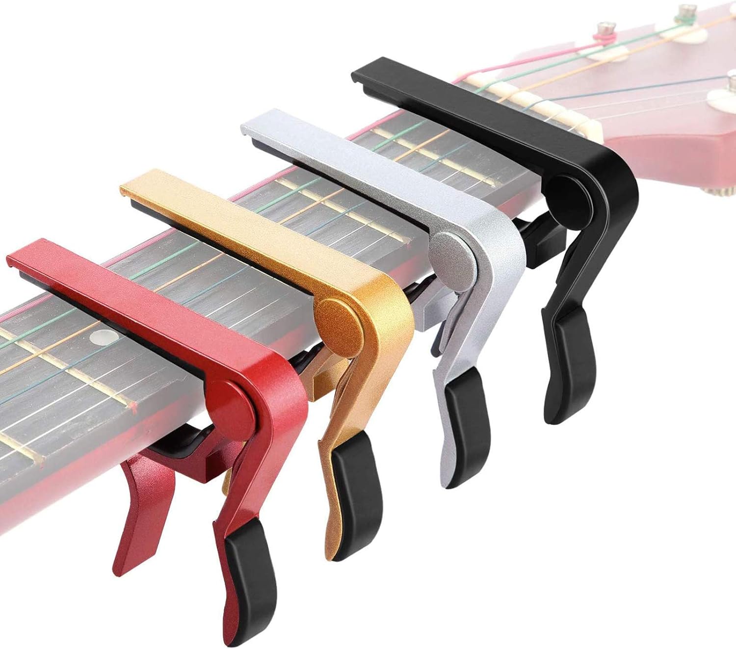 Mudder 4 Pcs Guitar Capo - Universal Fit, Multi-Instrument Use