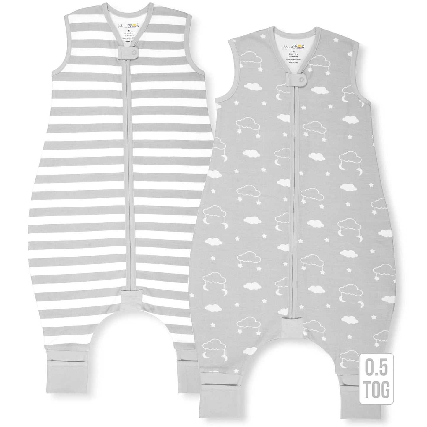 Mama Cheetah Toddler Sleep Sack with Feet for Cozy Nights