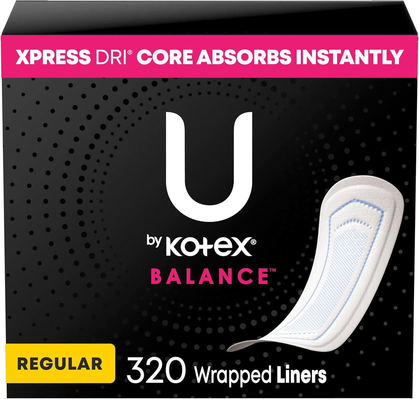 U by Kotex Balance Wrapped Panty Liners for Ultimate Comfort