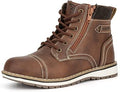 Boys Combat High-Top Chukka Boots - Rugged TPR Lug Sole