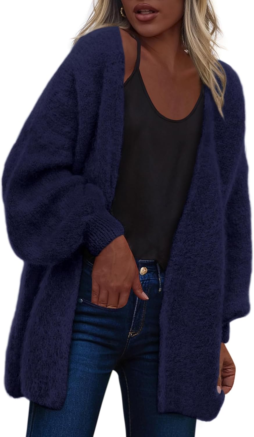 Dowerme Women Open Front Cardigans for Trendy Fall Fashion