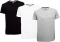 Mens T-Shirt 3-Pack Slim Fit Cotton Jersey - UPF 50