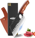 Meat Cleaver Chef Viking Butcher Knife - Hand Forged Full Tang
