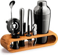 Mixology & Craft Cocktail Shaker Set - Complete 10-Piece Home Bar