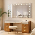 WTTY LED Bathroom Mirror with Lights 60x36 - Dimmable, Anti-Fog Vanity
