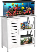 20-29 Gallon Fish Tank Stand with Cabinet Storage - Stable Support