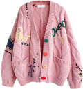 Women's Cable Knit Open Front Cardigan - Warm Casual Layering