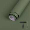 Green Peel and Stick Wallpaper Contact Paper - Removable Cabinet Wrap