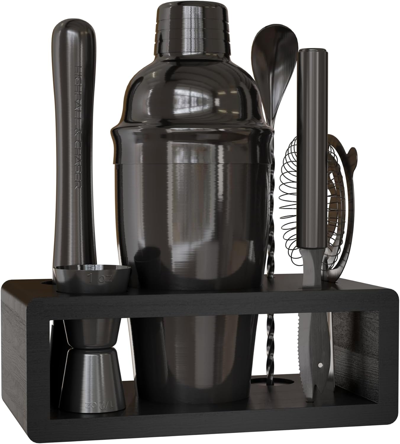 Highball & Chaser Cocktail Shaker Set for Home Bar Mixology