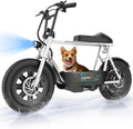 Caroma Peak 1200W Electric Scooter with Seat and Basket - All Terrain