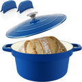 CUKOR 7QT Dutch Oven Pot With Lid - Durable Enameled Cast Iron Bread