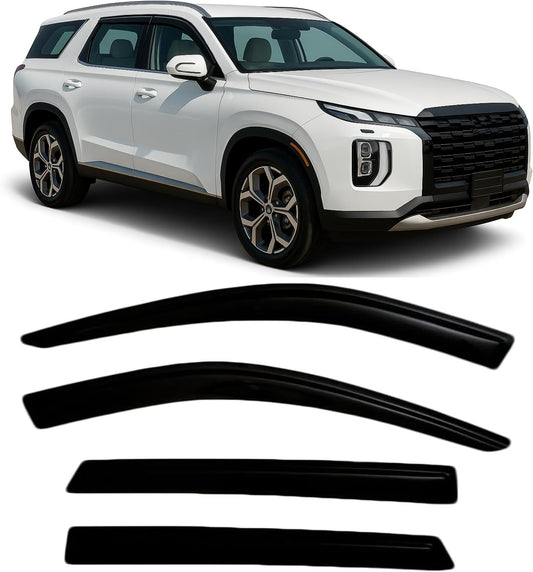 Tape-on Rain Guards for Hyundai Palisade 2020-2025 Models
