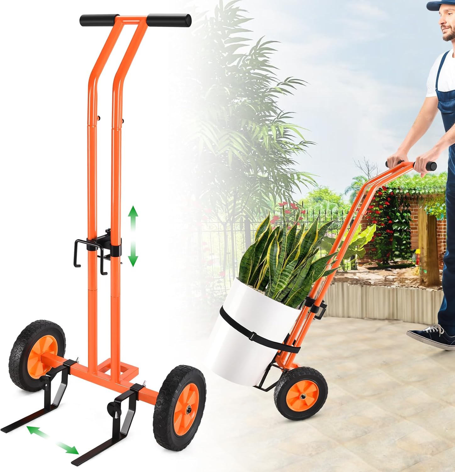 Heavy Duty Plant Caddy with Wheels for Easy Plant Movement