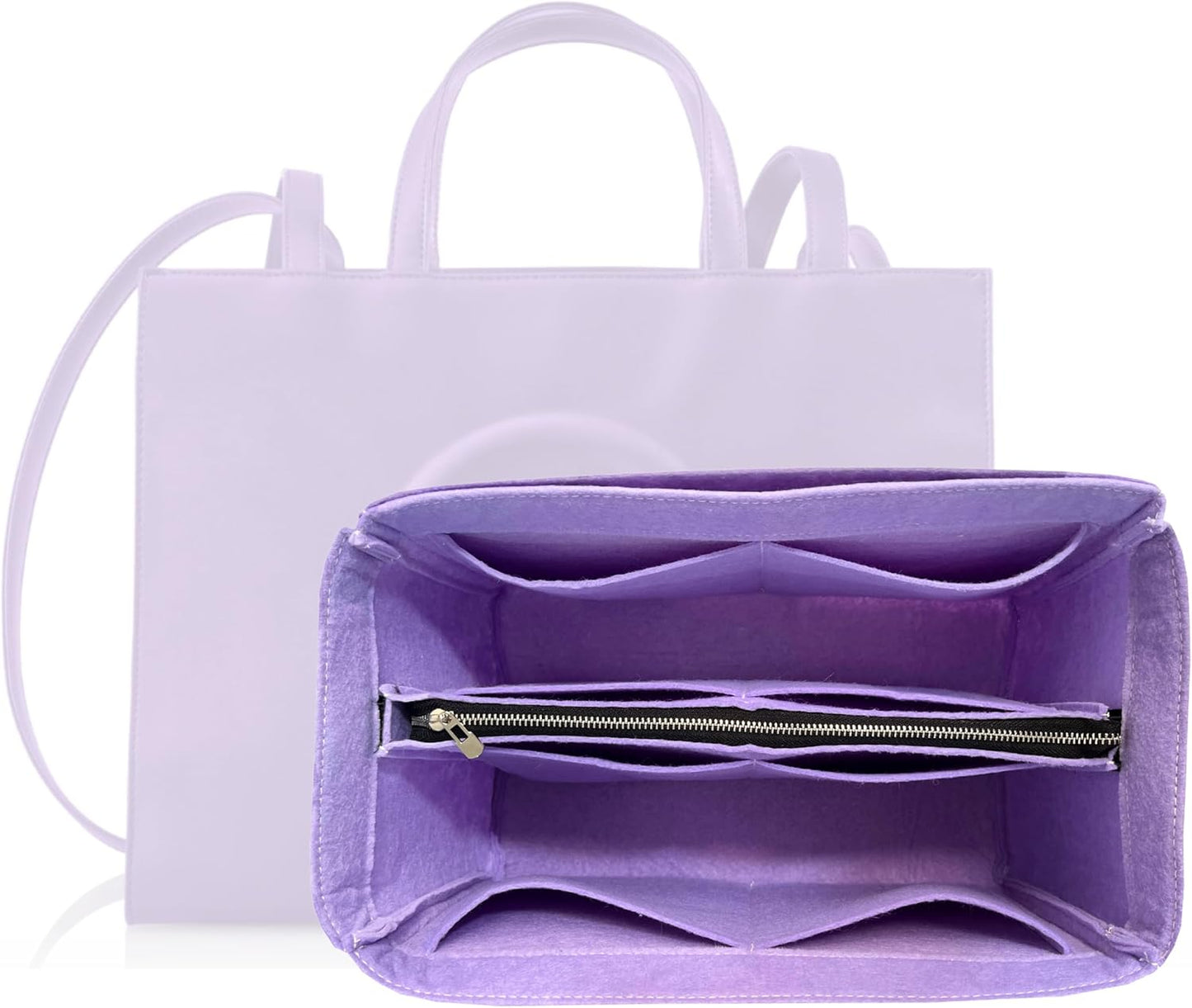 Divitize Purse Organizer for Telfa Tote Bag - Azure Blue Insert