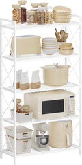 SONGMICS 5-Tier Metal Storage Rack - Versatile Heavy-Duty Shelving