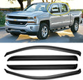 Window Rain Guards for 2014-2019 Silverado/Sierra Crew Cab - Vent