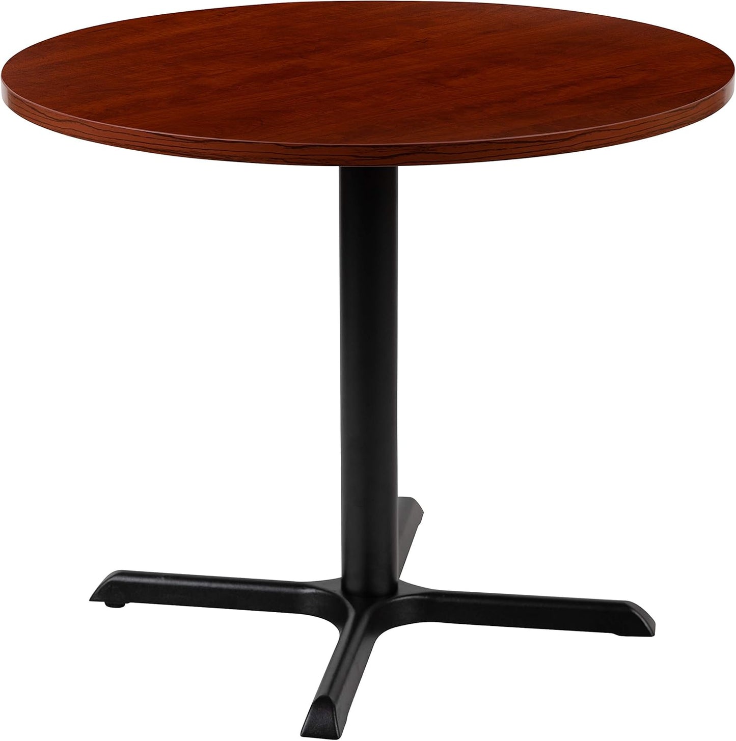 Round Multi-Purpose Conference Table in Cherry for Meetings