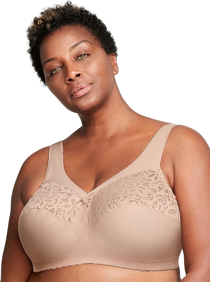 Glamorise Women's Plus Size MagicLift Cotton Support Bra Review