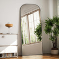 Koonmi Mirror 71x26 in Full Length with Stand - Sleek Rounded Top