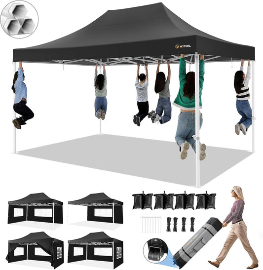 10x15 Pop-Up Canopy Tent: Heavy Duty & Instant Setup for Outdoor Events