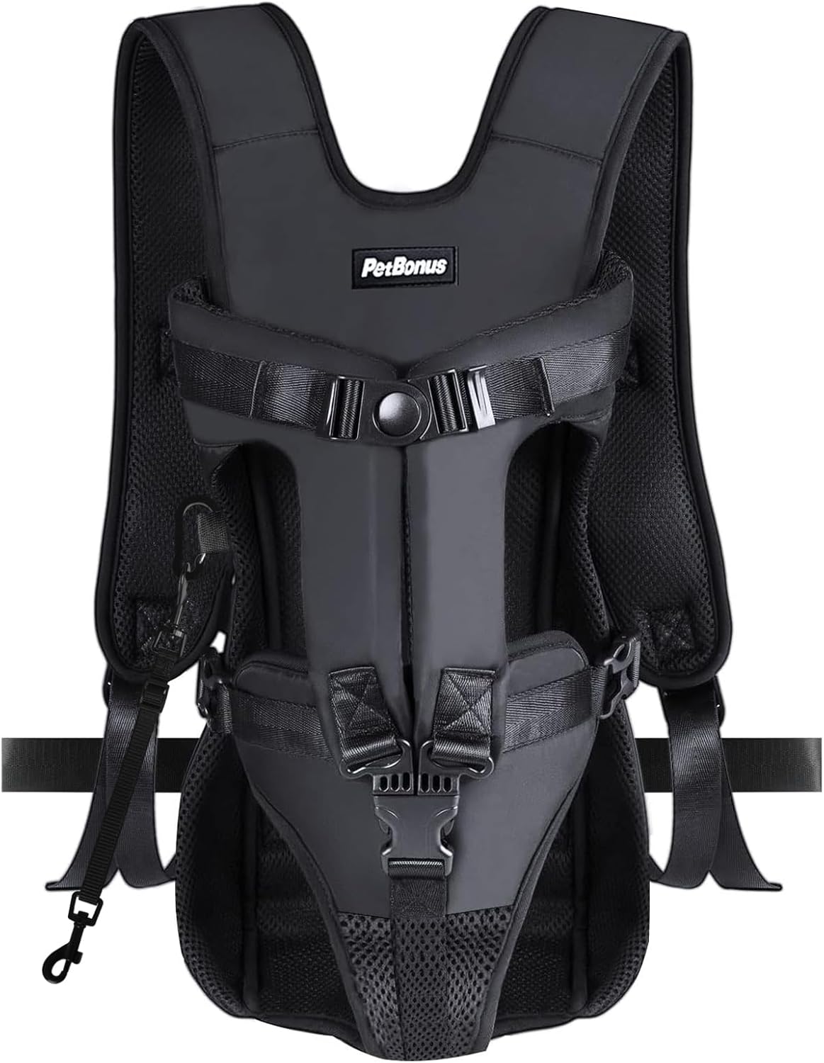 PetBonus Adjustable Dog Carrier Backpack for Hiking and Cycling