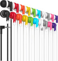 Bulk Earbuds 10 Pack Stereo Headphones - Tangle-Free Multicolor