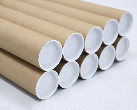 MagicWater Supply Mailing Tube 2 in x 30 in Kraft 10 Pack