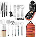 Camping Cookware Storage Bag - Portable Camping Cooking Utensils Set