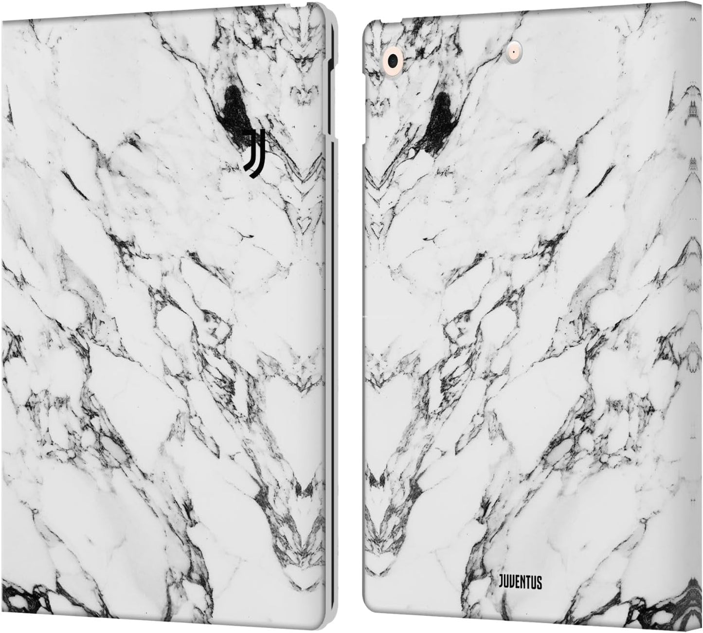 Juventus Football Club White Marble Leather Wallet Case for iPad