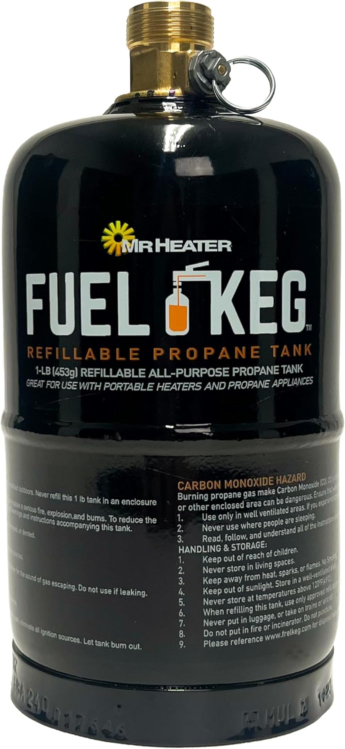 Mr. Heater Refillable Propane Tank - Lightweight & Portable!