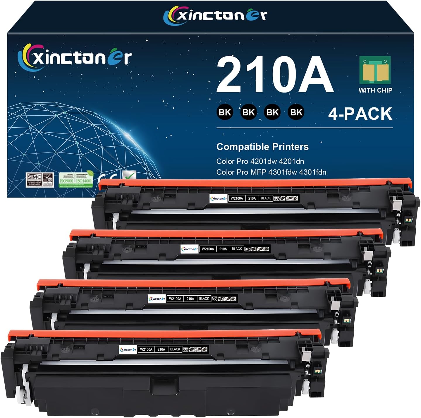 210A Black Toner Cartridge High Yield Replacement for HP Printers